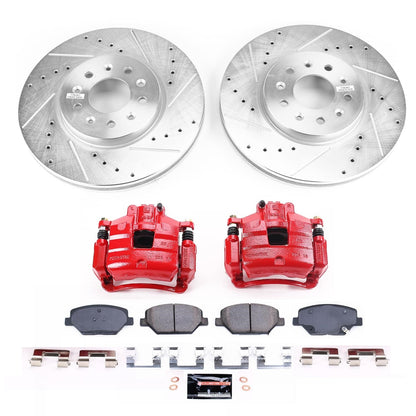 PowerStop Front Z23 Evolution Kit with Calipers | 2018–2020 Buick Regal TourX (KC7661B)