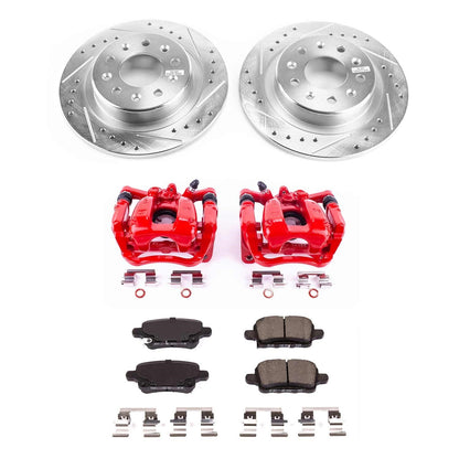 PowerStop Rear Z23 Evolution Sport Brake Kit with Calipers | 2018–2019 Chevrolet Equinox (KC7721)