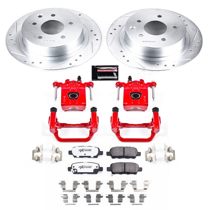 PowerStop Rear Z23 Evolution Sport Brake Kit with Calipers | 2007–2010 Nissan Altima (KC7864)