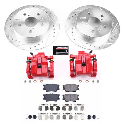 PowerStop Rear Brake Kit with Calipers | 2018 Toyota Camry (KC7905)