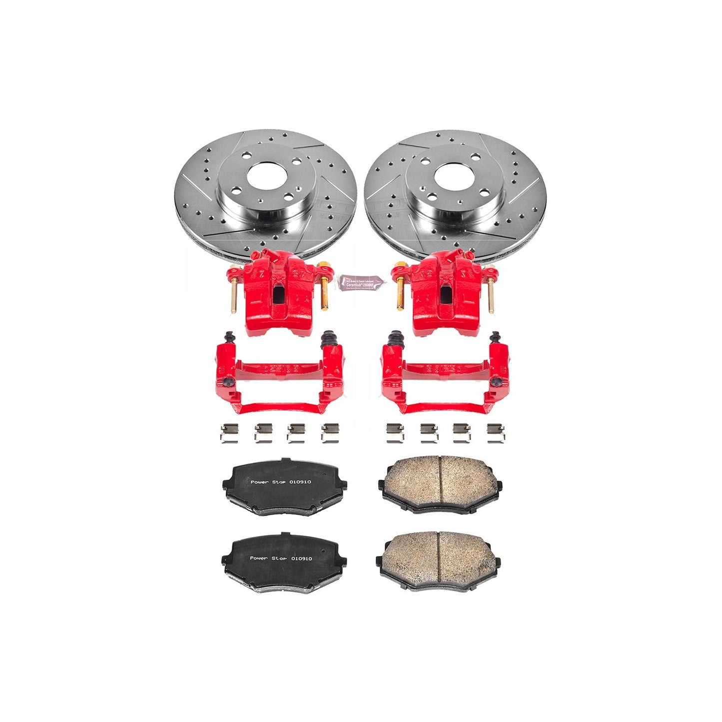 PowerStop Front Z23 Evolution Sport Brake Kit with Calipers | 1994–1997 Mazda Miata (KC793)