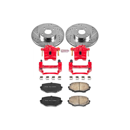 PowerStop Front Z23 Evolution Sport Brake Kit with Calipers | 1994–1997 Mazda Miata (KC793)