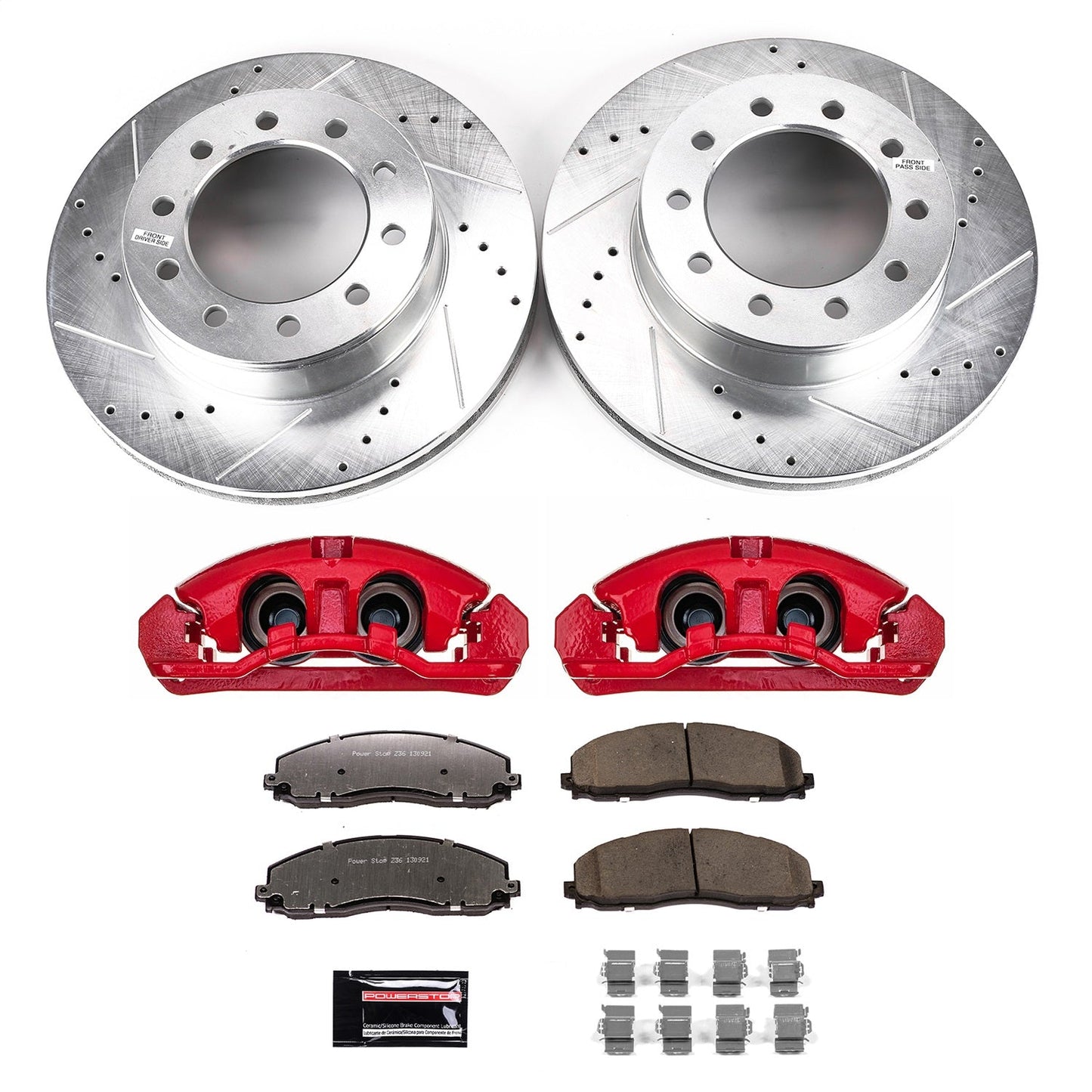PowerStop Front Z36 Truck & Tow Kit with Calipers | 2016 Ford F-350 Super Duty (KC8029-36)