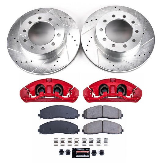 PowerStop Front Z23 Evolution Kit with Calipers | 2016 Ford F-350 Super Duty (KC8029)