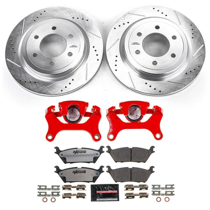 PowerStop Rear Z36 Truck & Tow Brake Kit with Calipers | 2010–2018 Ford Expedition (KC8030-36)