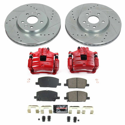 PowerStop Front Z23 Evolution Kit with Calipers | 2019–2020 Chevrolet Trax (KC8316)