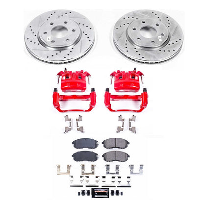 PowerStop Front Z23 Evolution Sport Brake Kit with Calipers | 2019 Nissan Frontier (KC8324)