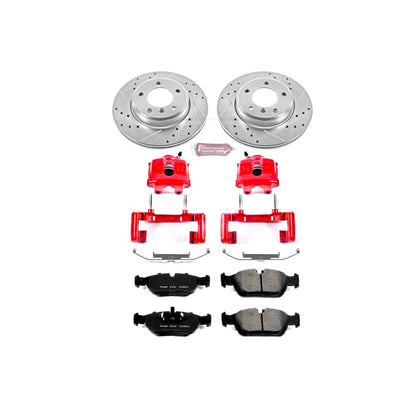 PowerStop Front Z23 Evolution Sport Brake Kit with Calipers | 2001–2002 BMW Z3 (KC867)