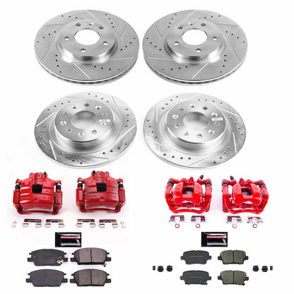 PowerStop Front & Rear Z23 Evolution Sport Brake Kit with Calipers | 2019–2020 Buick Regal Sportback (KC8689)