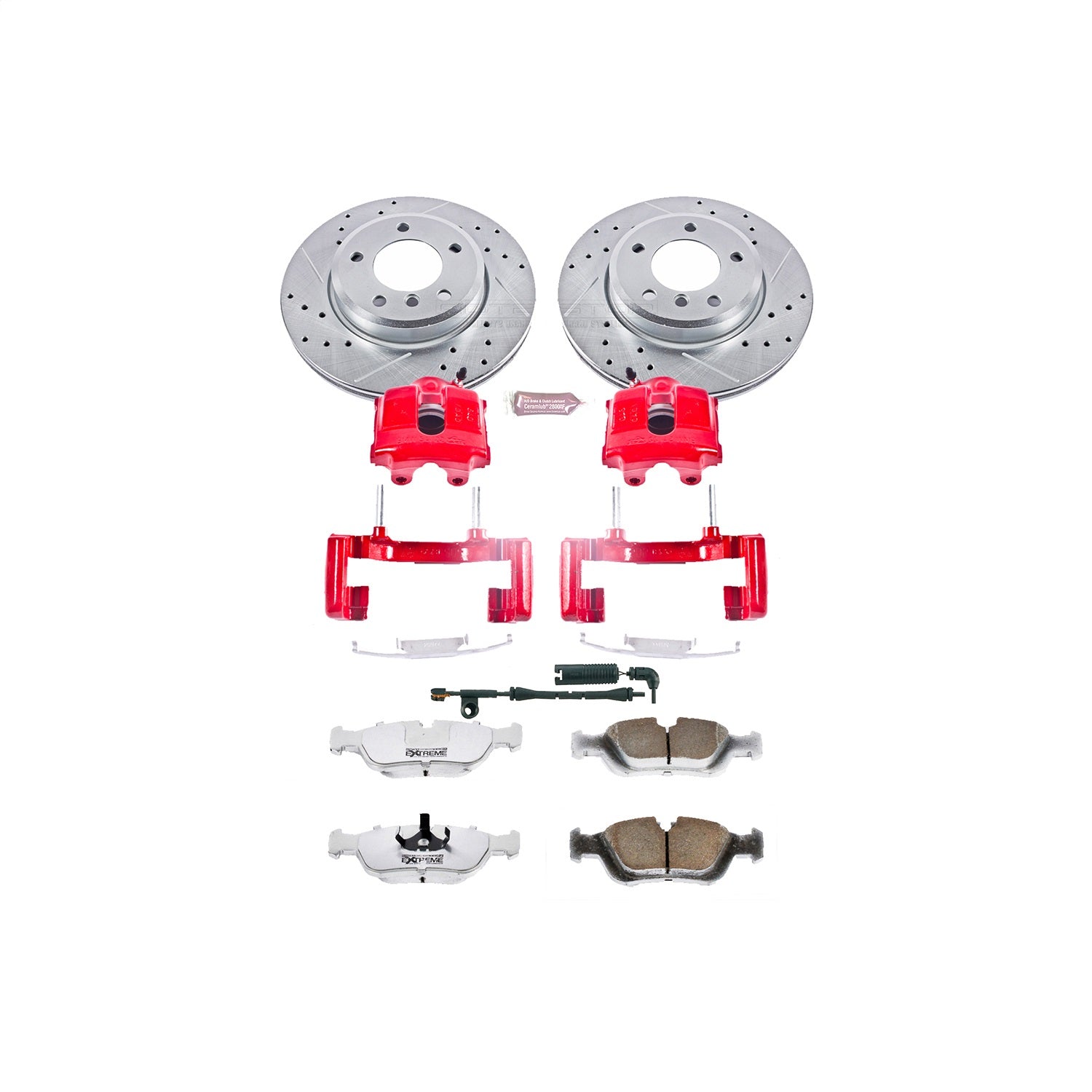 PowerStop Front Z26 Street Warrior Brake Kit with Calipers | 2000 BMW 323i (KC869-26)