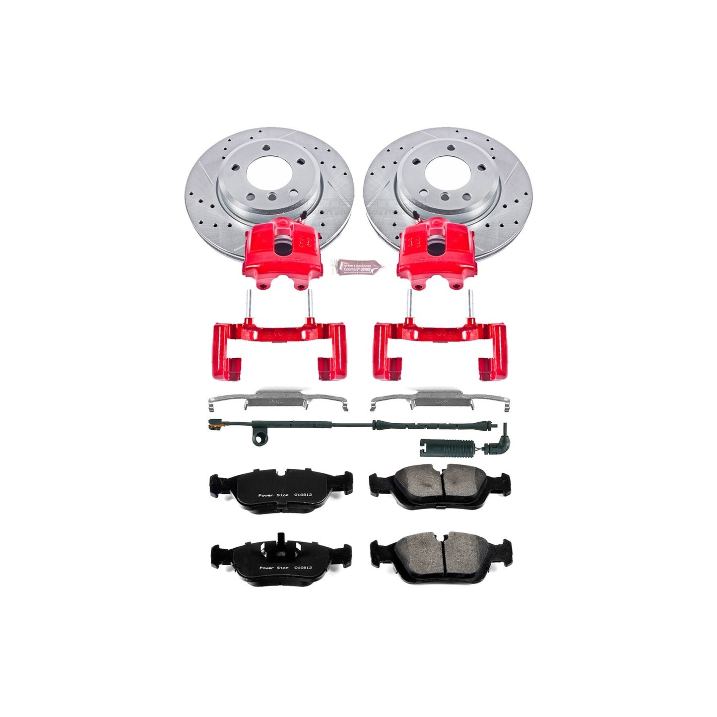 PowerStop Front Z23 Evolution Sport Brake Kit with Calipers | 2000 BMW 323i (KC869)