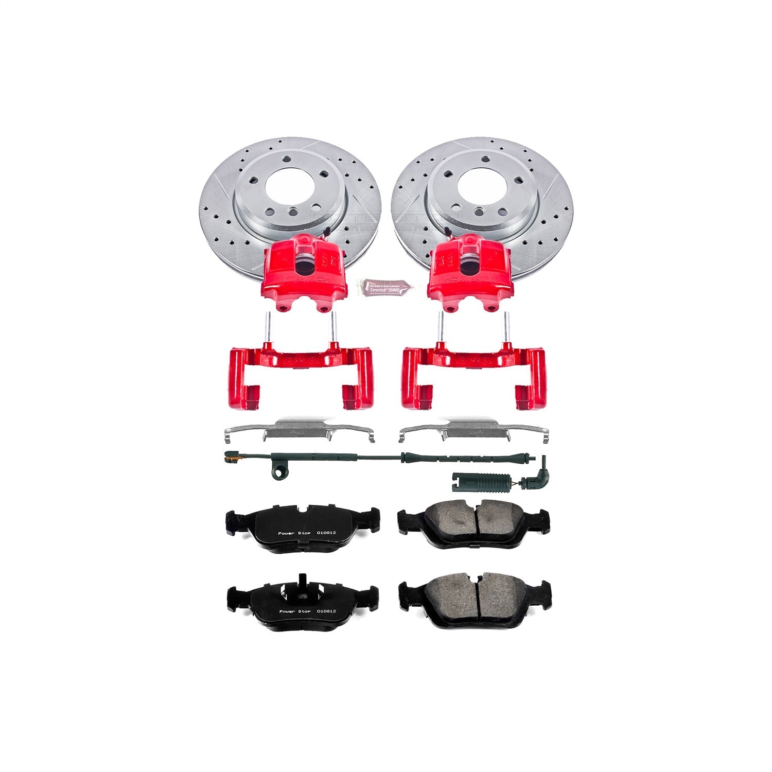 PowerStop Front Z23 Evolution Sport Brake Kit with Calipers | 2000 BMW 323i (KC869)