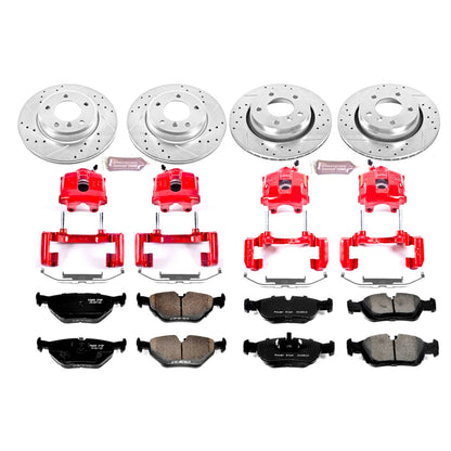 PowerStop Front & Rear Z23 Evolution Sport Brake Kit with Calipers | 2000 BMW 323i (KC871)