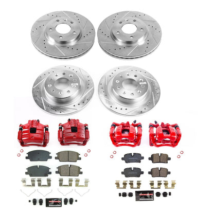 PowerStop Front & Rear Z23 Evolution Kit with Calipers | 2021 Chevrolet Malibu (KC8799)