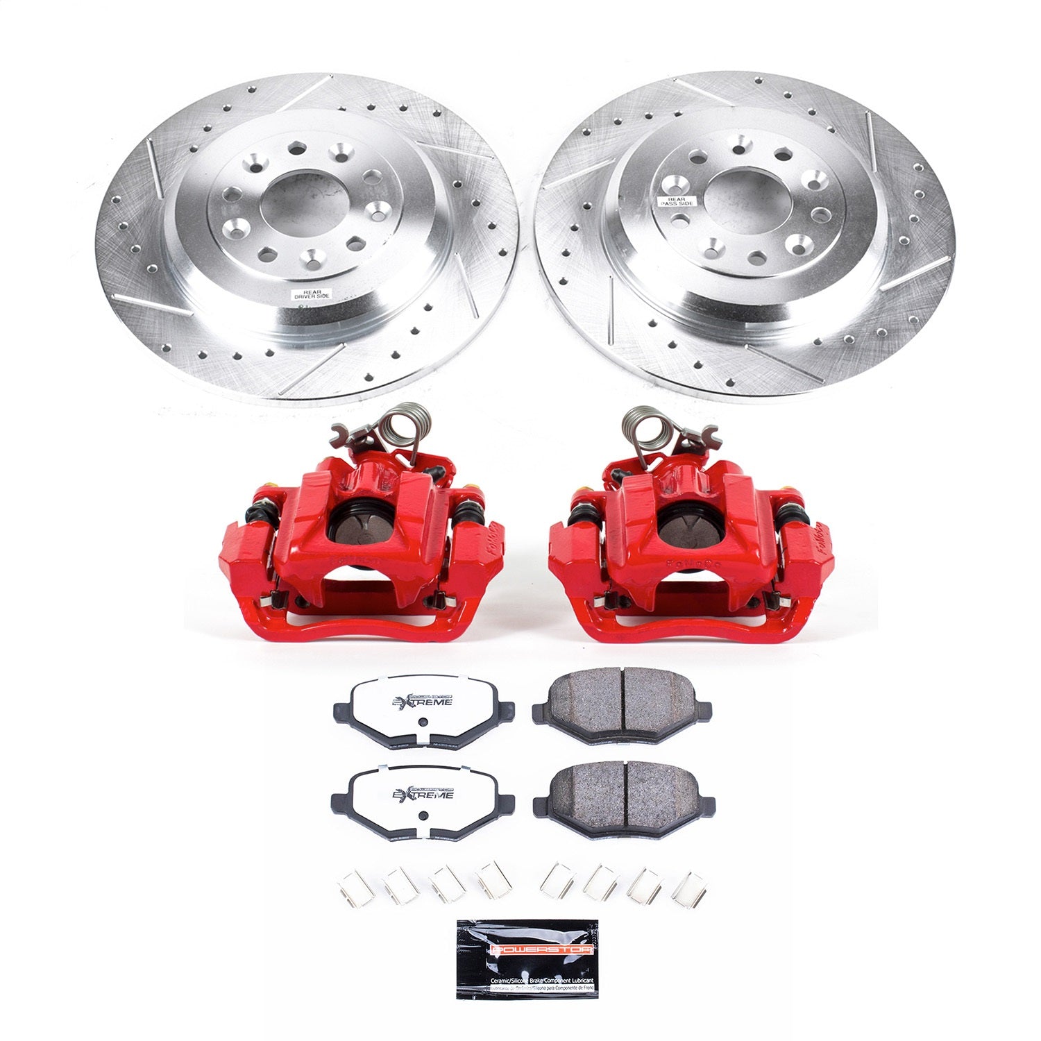 PowerStop Rear Z36 Truck & Tow Kit with Calipers | 2010–2019 Lincoln MKT (KC8846A-36)
