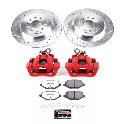 PowerStop Rear Z36 Truck & Tow Kit with Calipers | 2010–2019 Lincoln MKT (KC8846A-36)