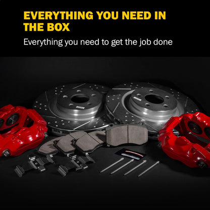 PowerStop Front Z23 Evolution Sport Brake Kit with Calipers | 2014–2015 Mini Cooper (KC7977)