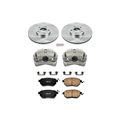 PowerStop Front Autospecialty Kit with Calipers | 2003–2005 Infiniti FX45 (KCOE091B)
