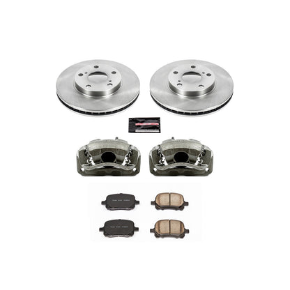 PowerStop Front Autospecialty Brake Kit with Calipers | 1997–2001 Lexus ES300 (KCOE1058)