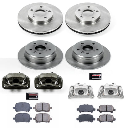PowerStop Front & Rear Autospecialty Brake Kit with Calipers | 2000–2001 Toyota Camry (KCOE1060A)