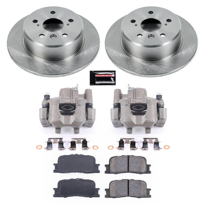 PowerStop Rear Autospecialty Brake Kit with Calipers | 2001–2003 Toyota Highlander (KCOE1069)