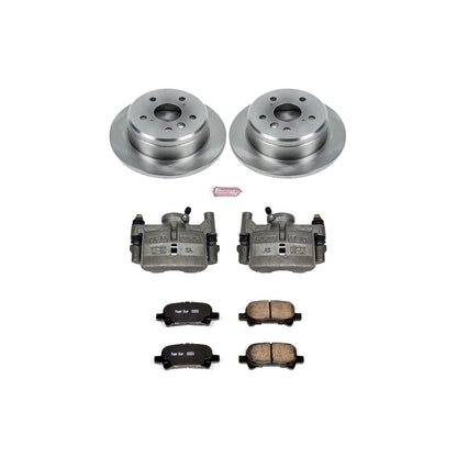 PowerStop Rear Brake Kit with Calipers | 2000–2001 Toyota Camry (KCOE1083)