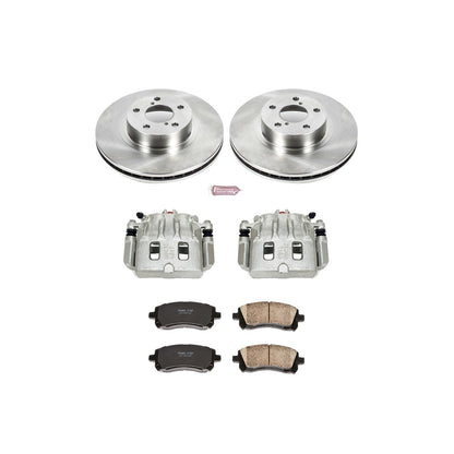 PowerStop Front Autospecialty Brake Kit with Calipers | 1998–2002 Subaru Forester (KCOE1120)