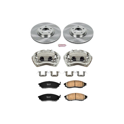 PowerStop Front Autospecialty Kit with Calipers | 2009–2019 Nissan 370Z (KCOE112B)