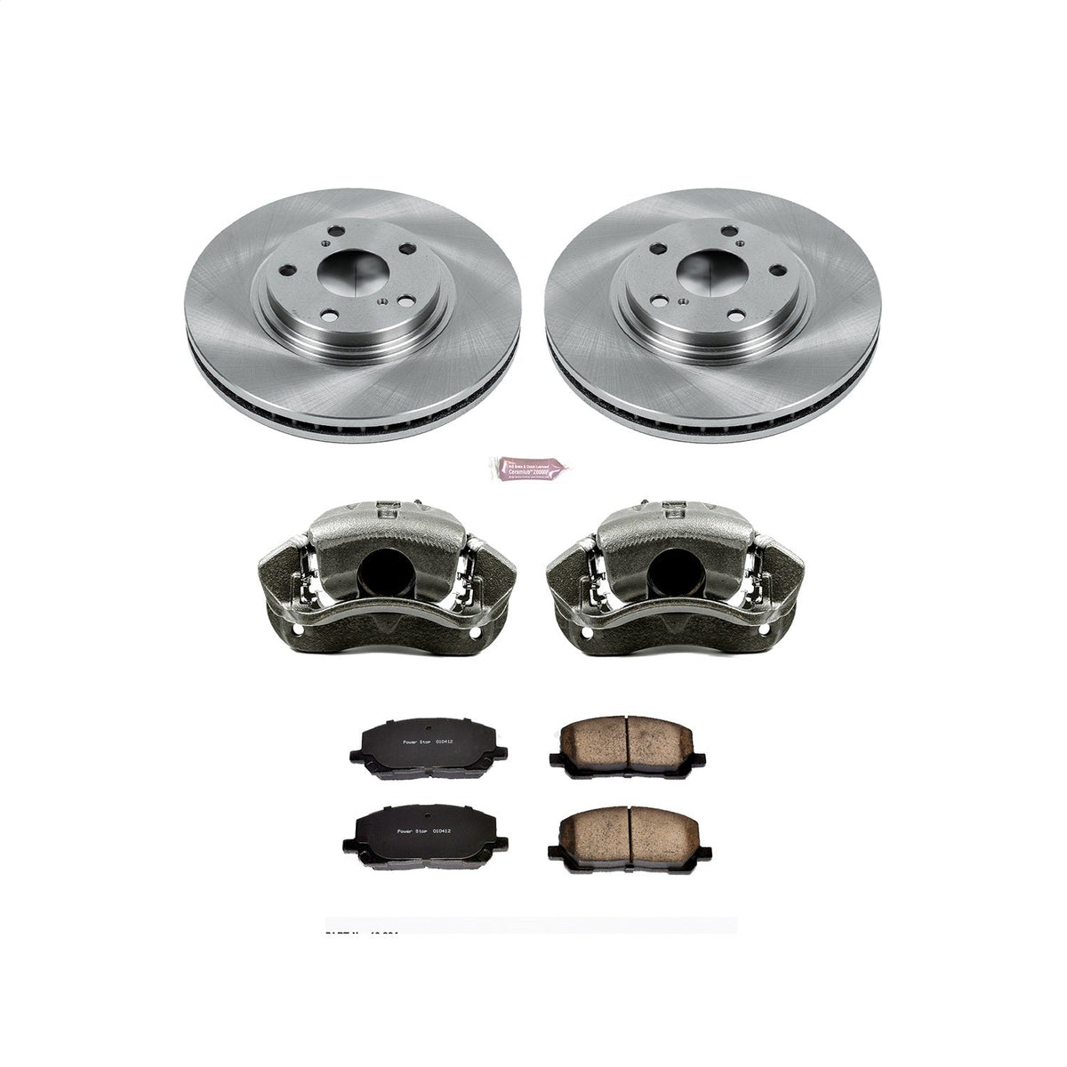 PowerStop Front Autospecialty Brake Kit with Calipers | 2001–2007 Toyota Highlander (KCOE1137)