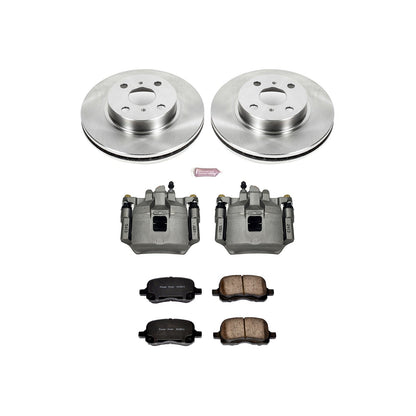 PowerStop Front Autospecialty Brake Kit with Calipers | 1998–2002 Chevrolet Prizm (KCOE1152)
