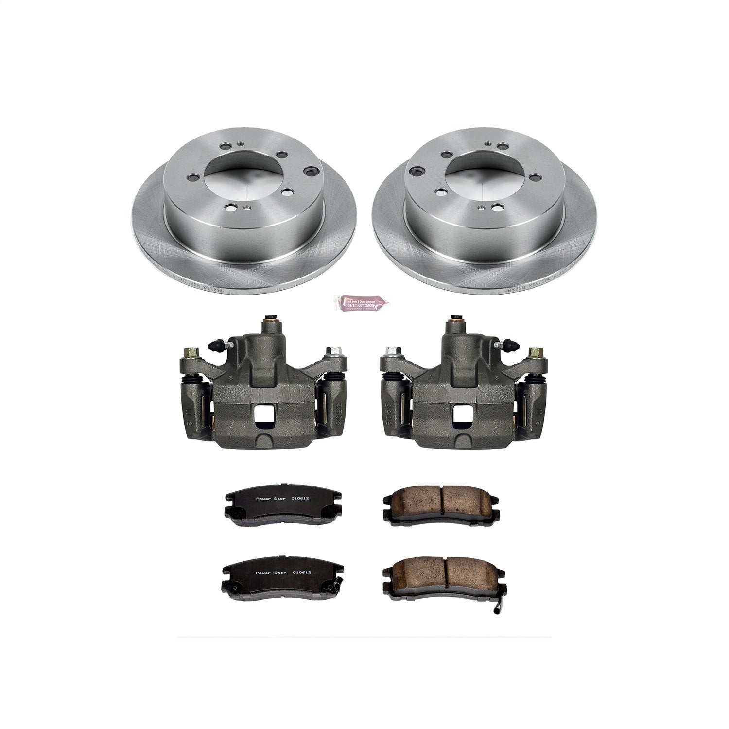 PowerStop Rear Autospecialty Brake Kit with Calipers | 1995–2005 Chrysler Sebring (KCOE1203)