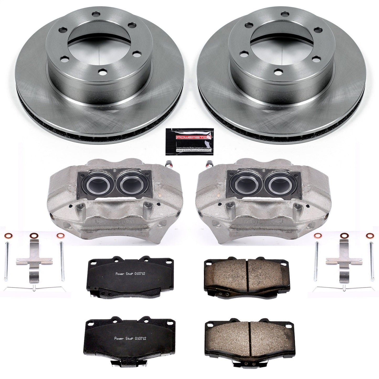PowerStop Front Autospecialty Brake Kit with Calipers | 1995–2002 Toyota 4Runner (KCOE1233)