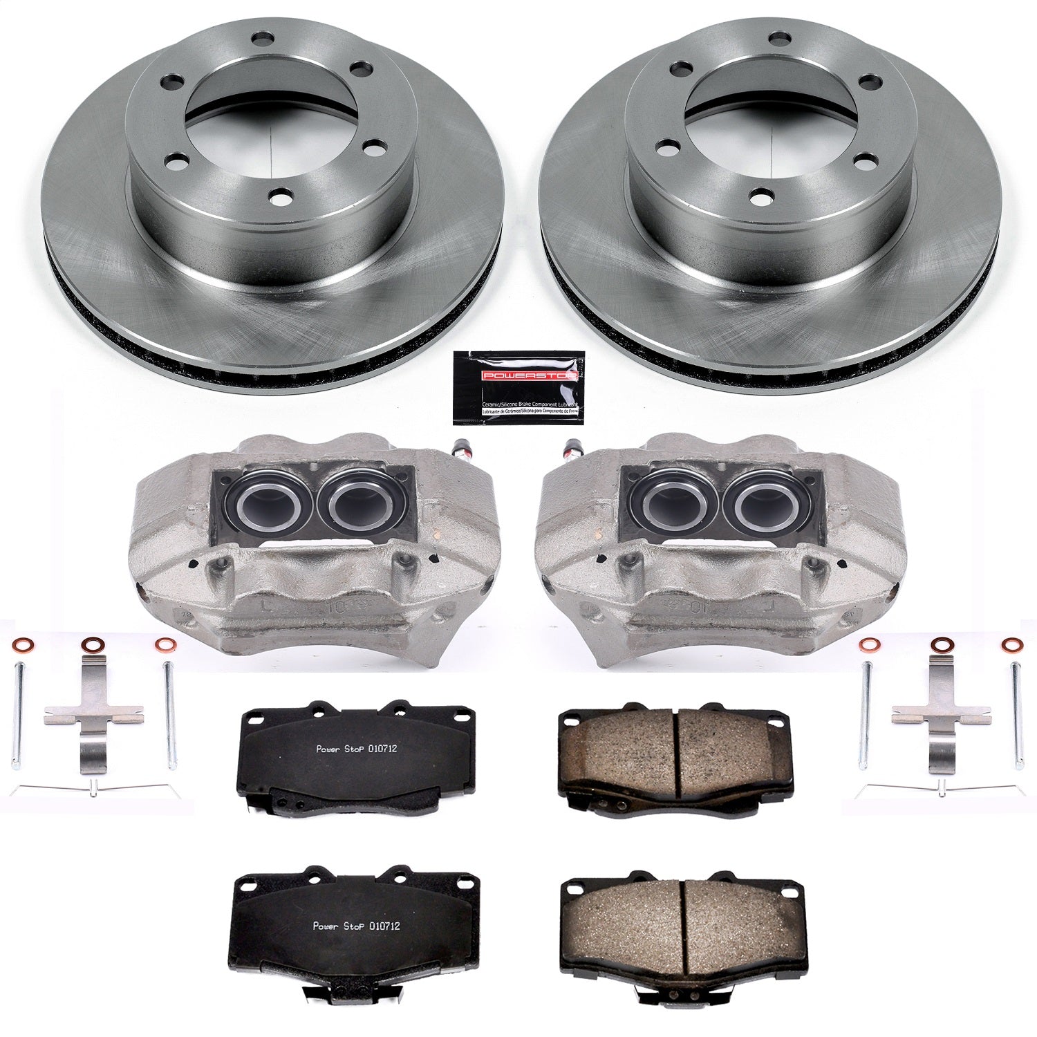 PowerStop Front Autospecialty Brake Kit with Calipers | 1995–2002 Toyota 4Runner (KCOE1233)