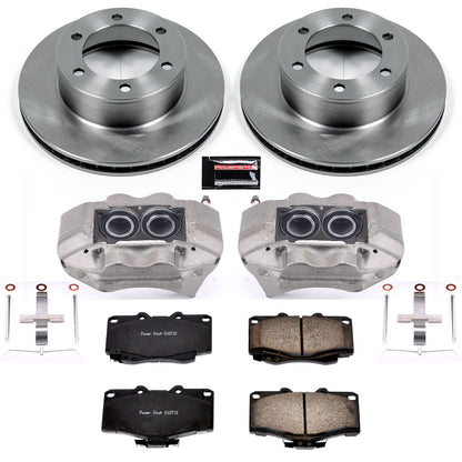 PowerStop Front Autospecialty Brake Kit with Calipers | 1995–2002 Toyota 4Runner (KCOE1233)