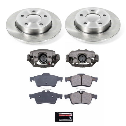 PowerStop Rear Autospecialty Kit with Calipers | 2010–2013 Mazda 3 (KCOE123A)