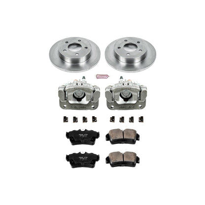 PowerStop Rear Brake Kit with Calipers | 1994–2004 Ford Mustang (KCOE1303)
