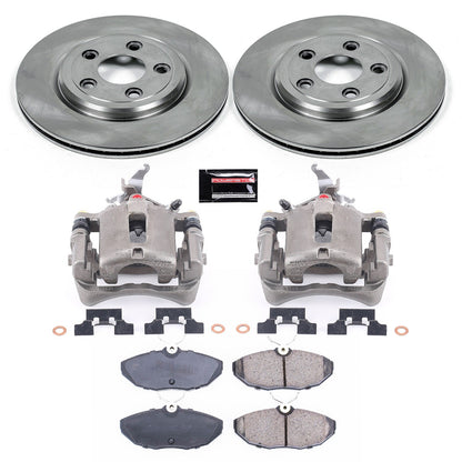 PowerStop Rear Autospecialty Brake Kit with Calipers | 2005 Jaguar Vanden Plas (KCOE1361)