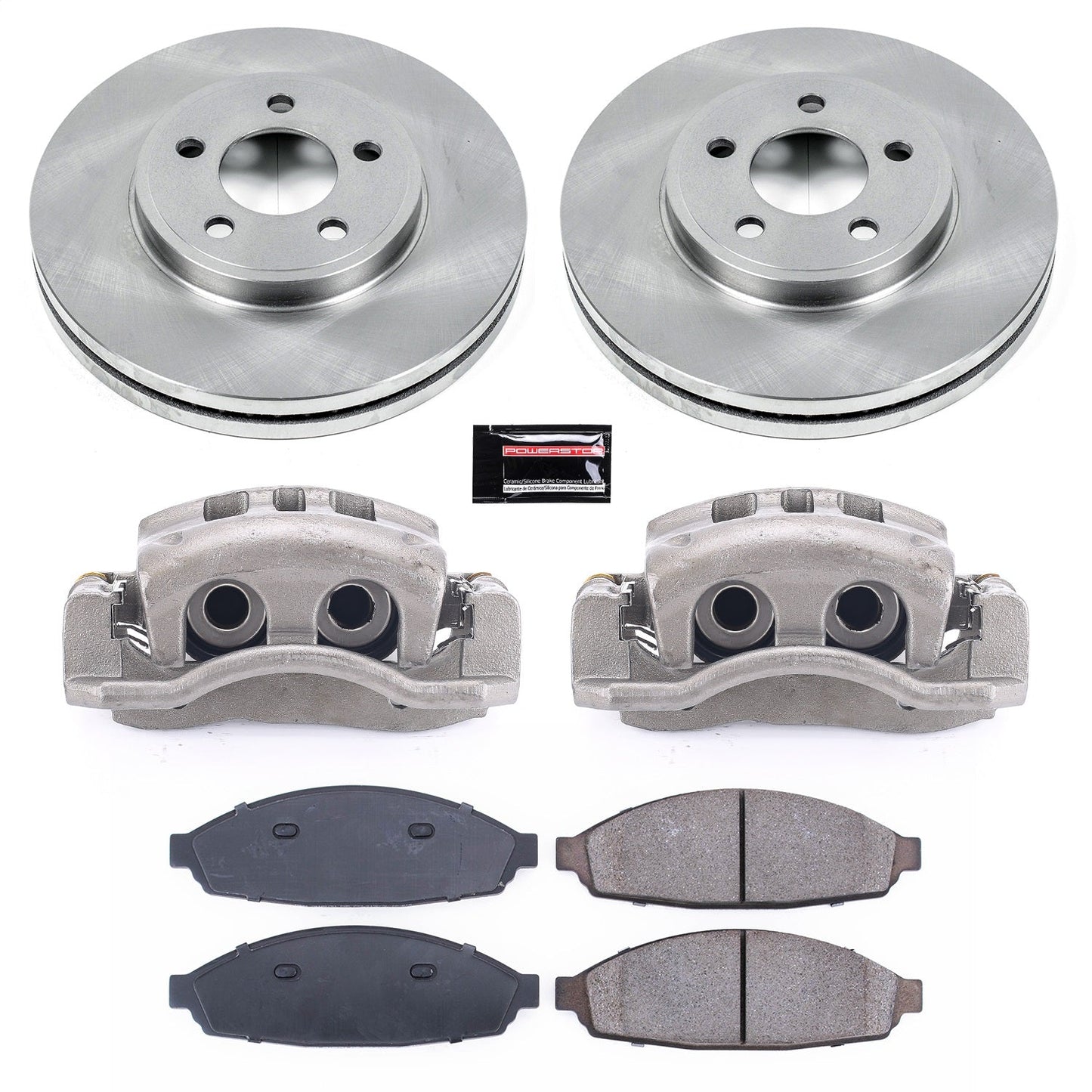 PowerStop Front Autospecialty Kit with Calipers | 2003–2004 Mercury Marauder (KCOE1364)