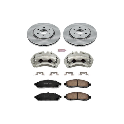 PowerStop Front Autospecialty Kit with Calipers | 2009–2012 Suzuki Equator (KCOE142)