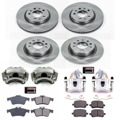 PowerStop Front & Rear Autospecialty Brake Kit with Calipers | 2006–2009 Pontiac Solstice (KCOE1434)