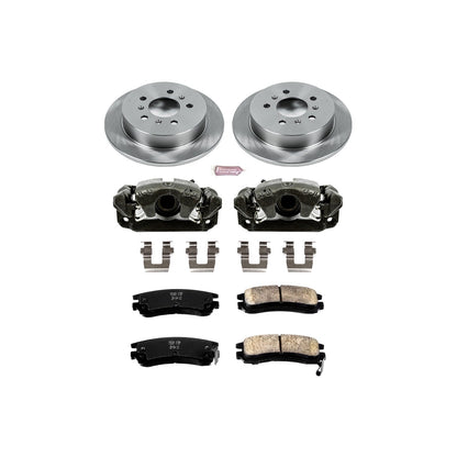 PowerStop Rear Brake Kit with Calipers | 2008–2009 Buick Allure (KCOE1440)