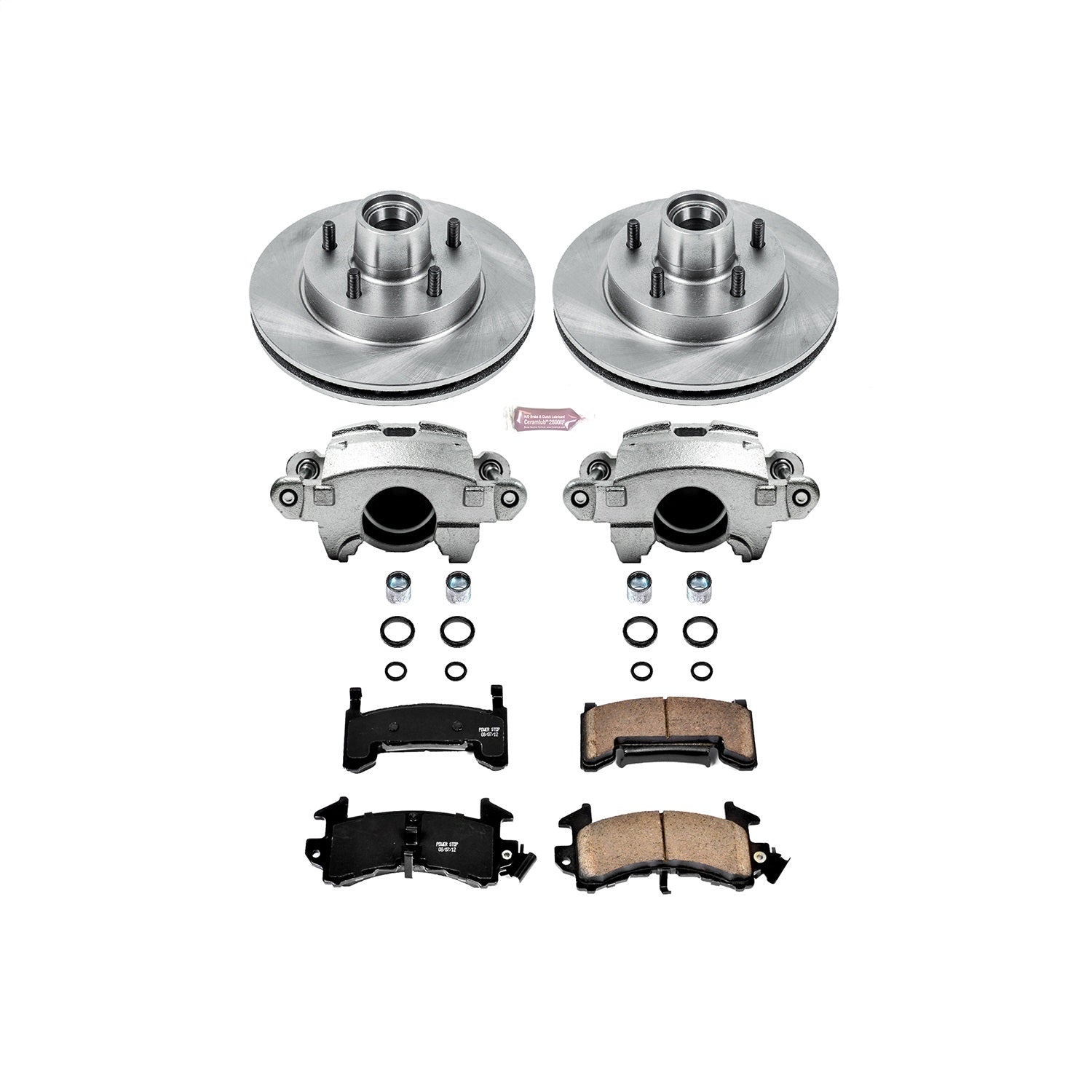 PowerStop Front Brake Kit with Calipers | 1982–1987 Buick Regal (KCOE1482)