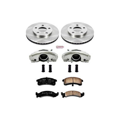 PowerStop Front Autospecialty Brake Kit with Calipers | 1994–1999 Buick LeSabre (KCOE1534)