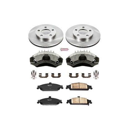 PowerStop Front Autospecialty Brake Kit with Calipers | 2004–2005 Chevrolet Classic (KCOE1551)