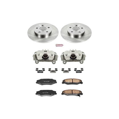 PowerStop Rear Autospecialty Brake Kit with Calipers | 2003–2005 Buick Park Avenue (KCOE1566)