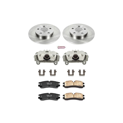 PowerStop Rear Brake Kit with Calipers | 1998–2002 Cadillac Seville (KCOE1567)