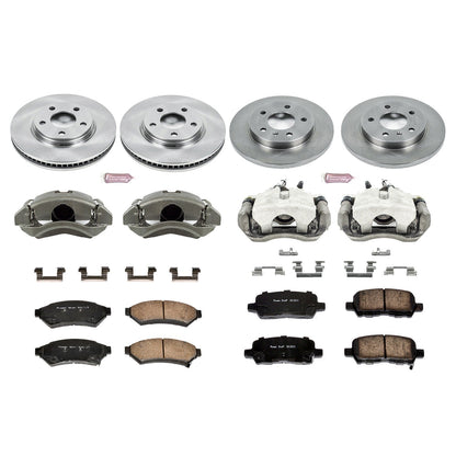 PowerStop Front & Rear Autospecialty Brake Kit with Calipers | 2005–2009 Buick Allure (KCOE1589)