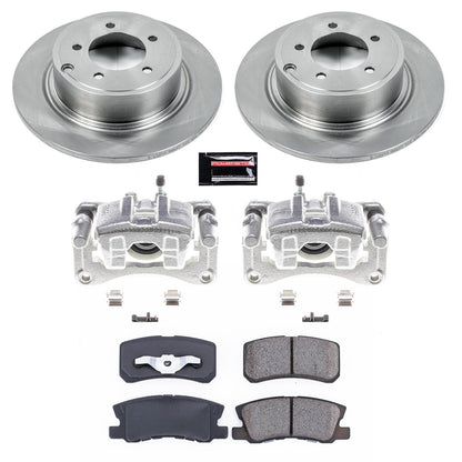 PowerStop Rear Brake Kit with Calipers | 2011–2014 Chrysler 200 (KCOE1630A)