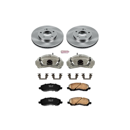 PowerStop Front Autospecialty Brake Kit with Calipers | 2001–2005 Chrysler Sebring (KCOE1678)