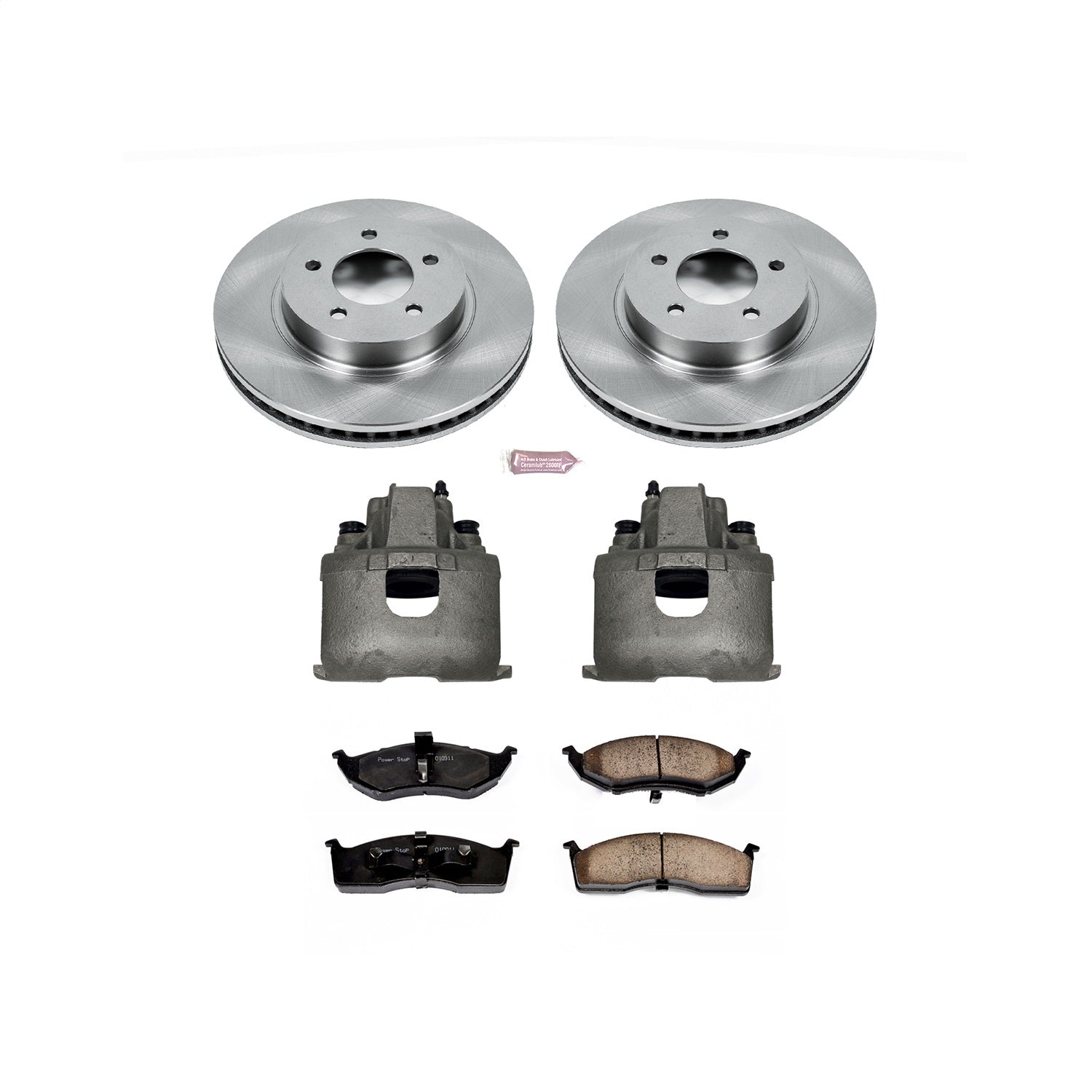 PowerStop Front Autospecialty Brake Kit with Calipers | 1999–2004 Chrysler 300M (KCOE1692)